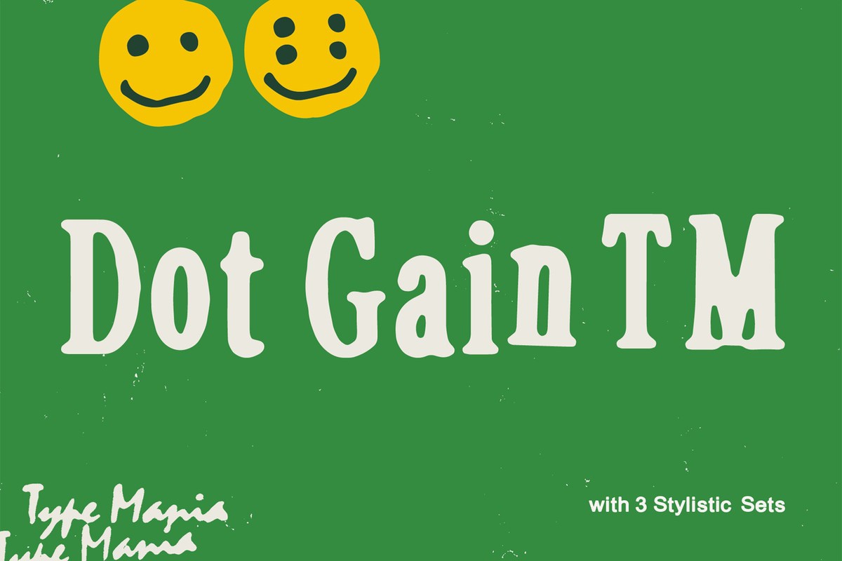Ejemplo de fuente Dot Gain TM Regular
