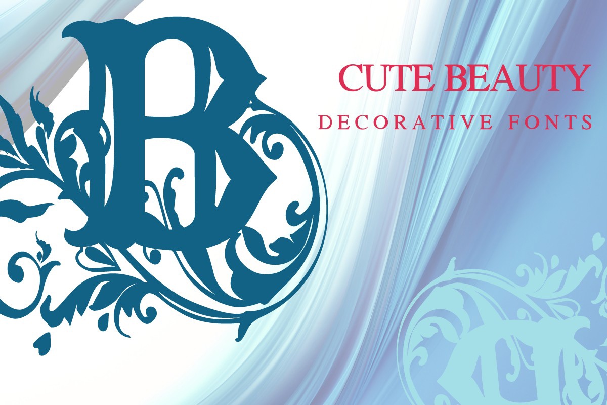 Ejemplo de fuente Cute Beauty Regular