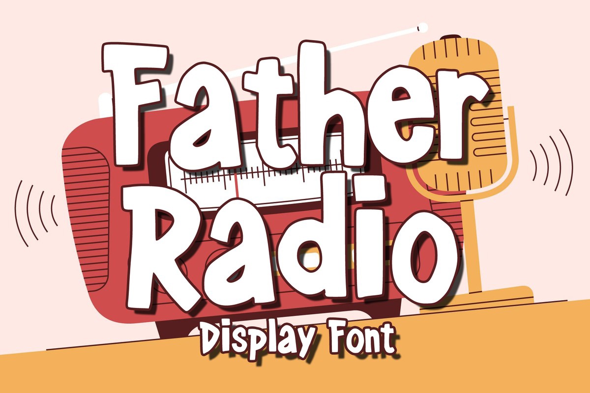 Ejemplo de fuente Father Radio Regular