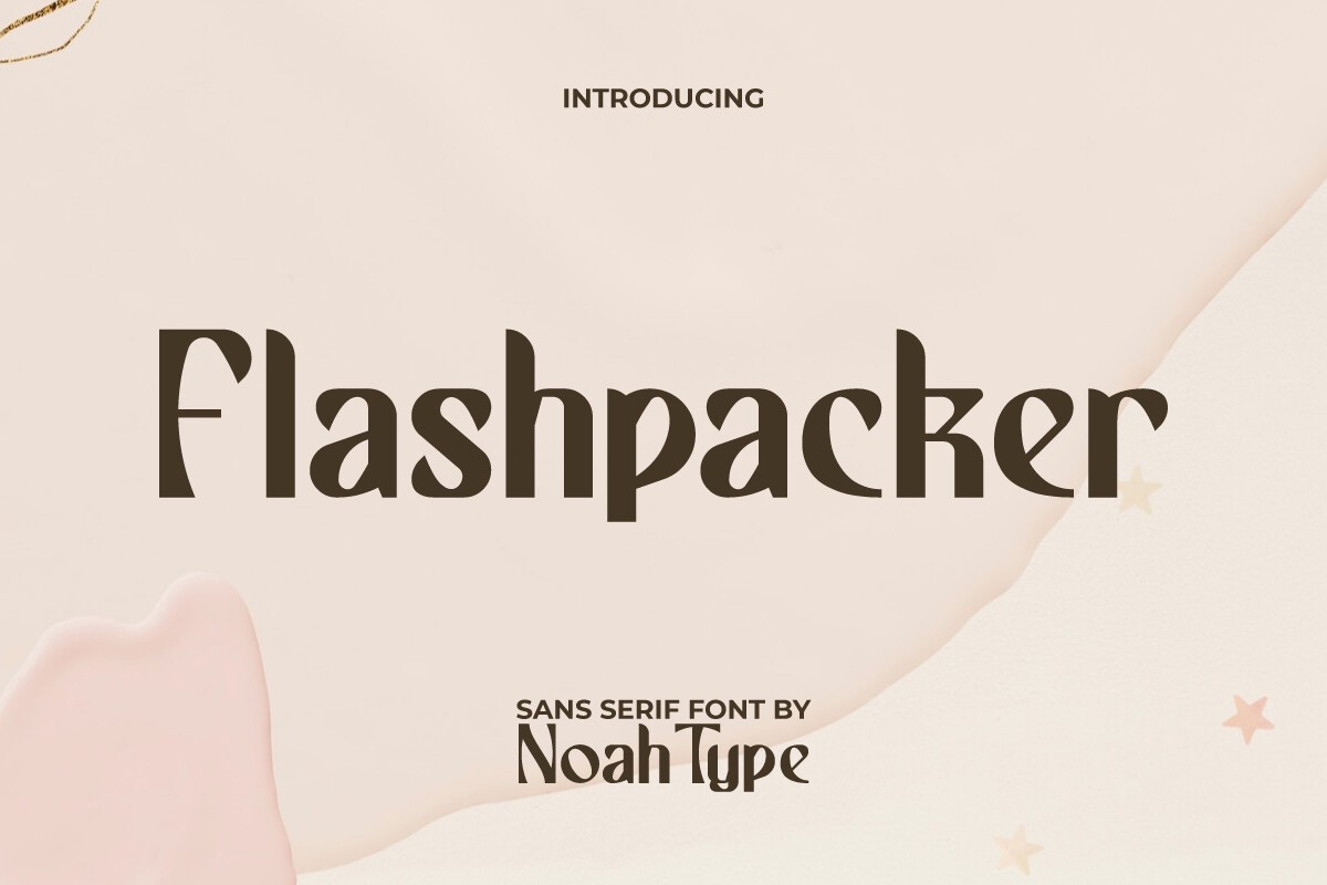 Ejemplo de fuente Flashpacker Regular