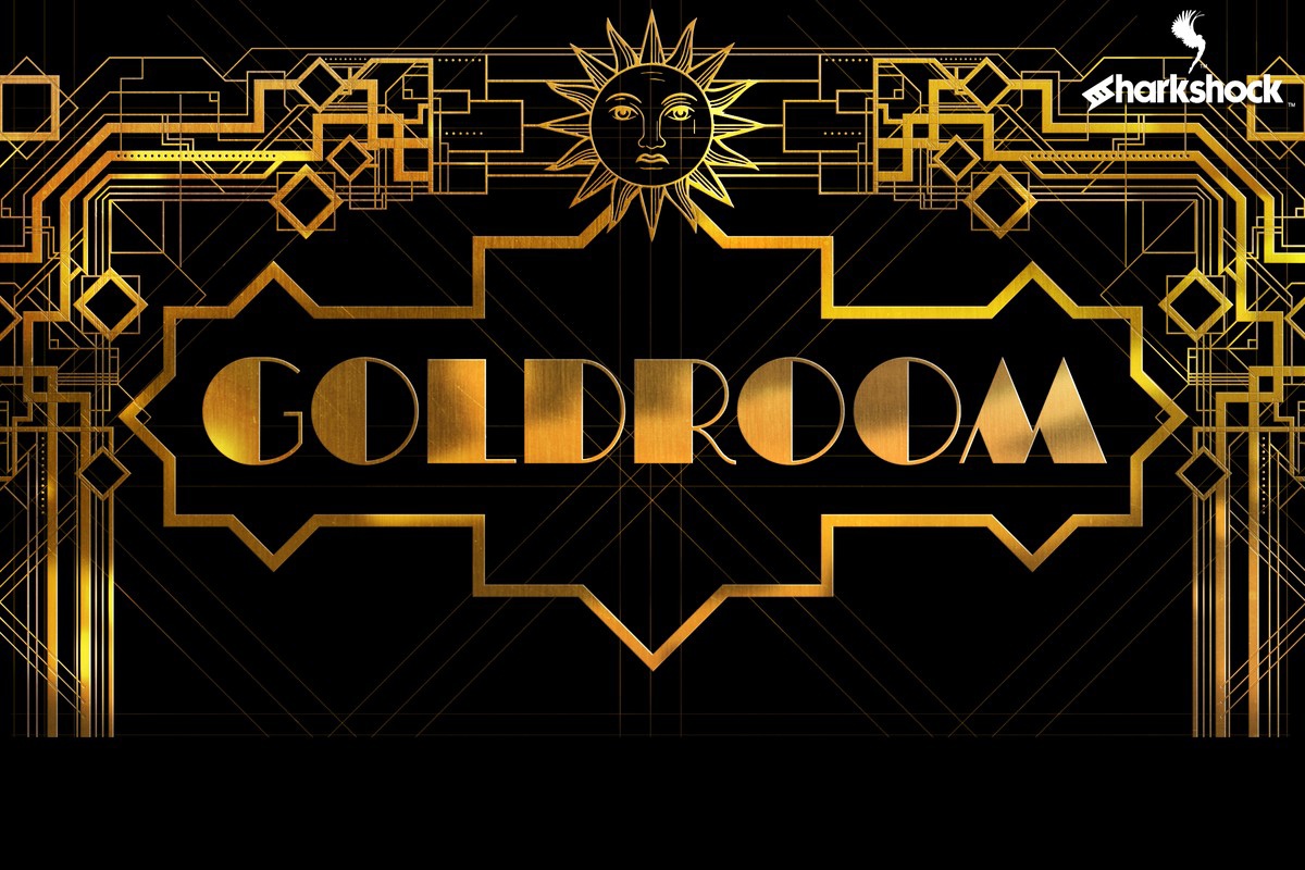 Ejemplo de fuente Goldroom Regular