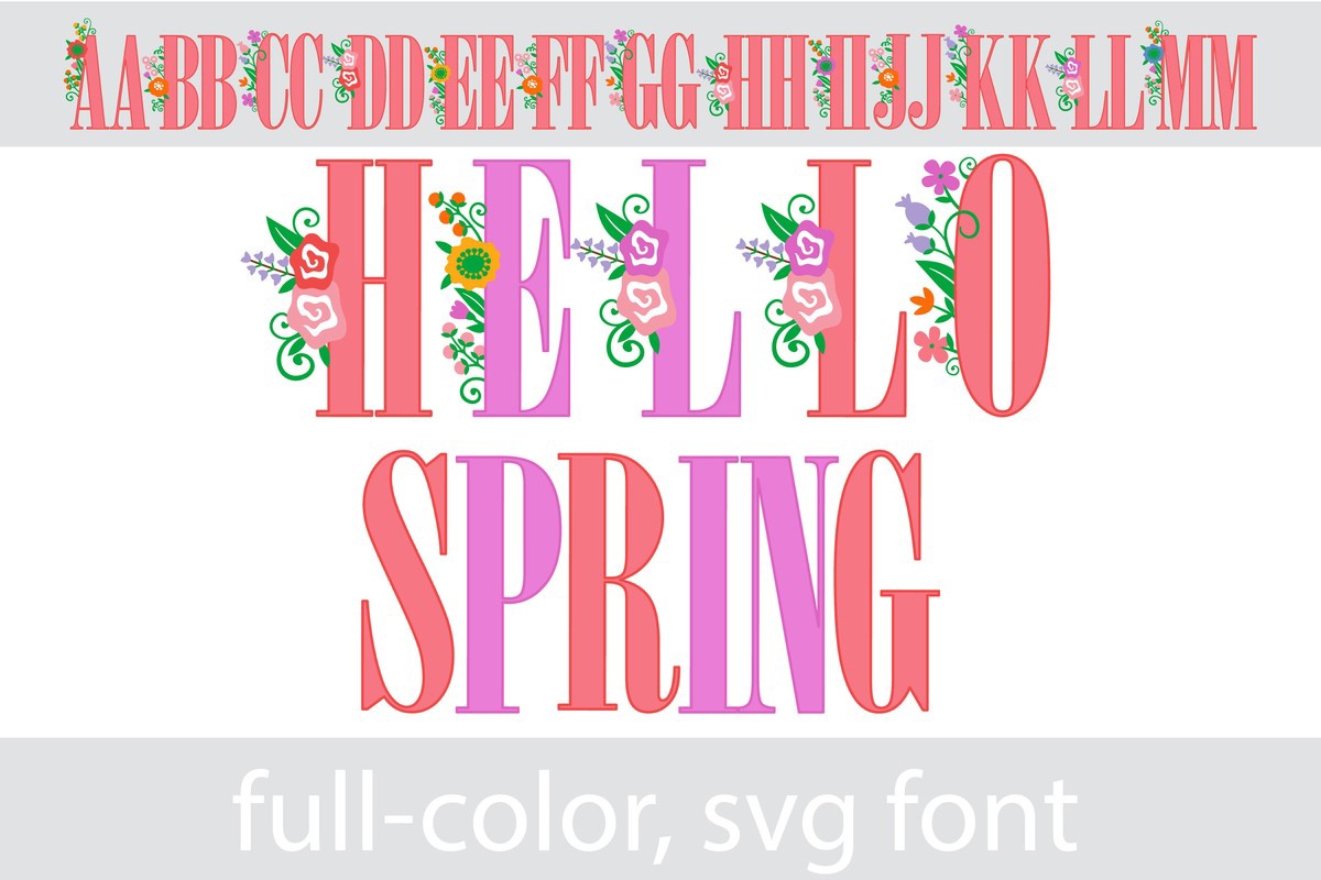 Ejemplo de fuente Hello Spring CF Regular
