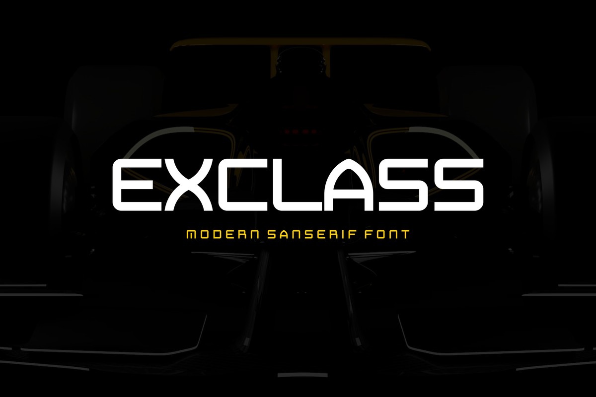 Ejemplo de fuente Exclass Regular