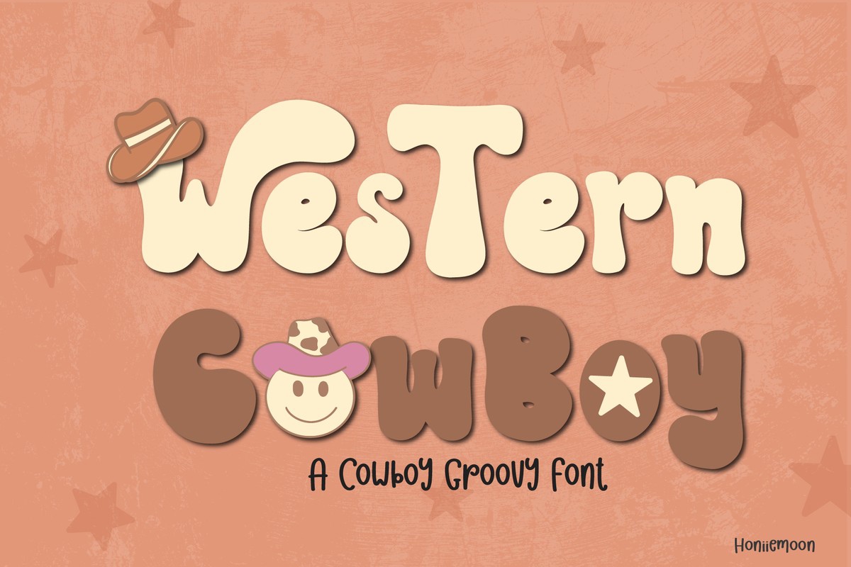 Ejemplo de fuente Western Cowboy Regular