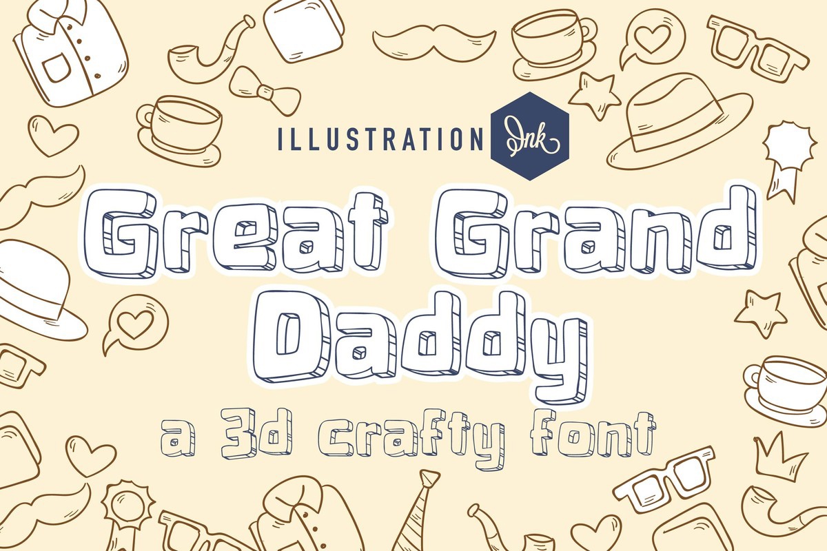 Ejemplo de fuente PN Great Grand Daddy Regular