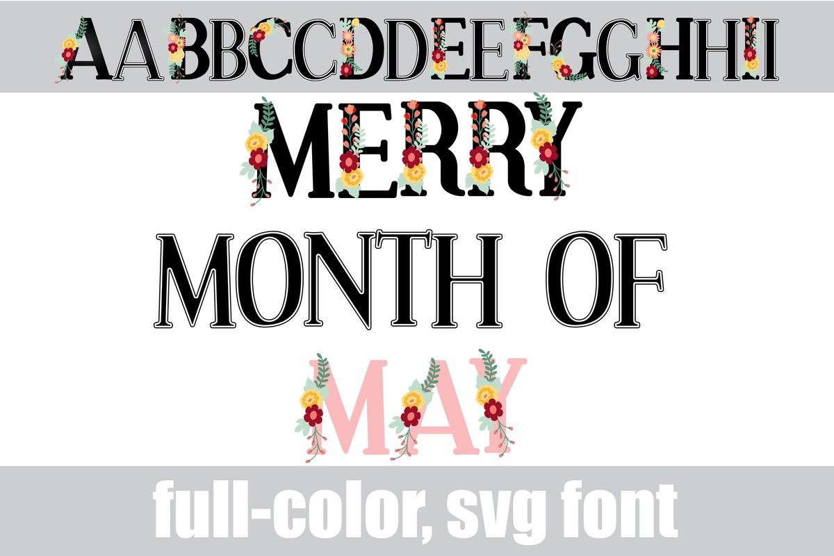 Ejemplo de fuente Merry Month Of May CF Regular