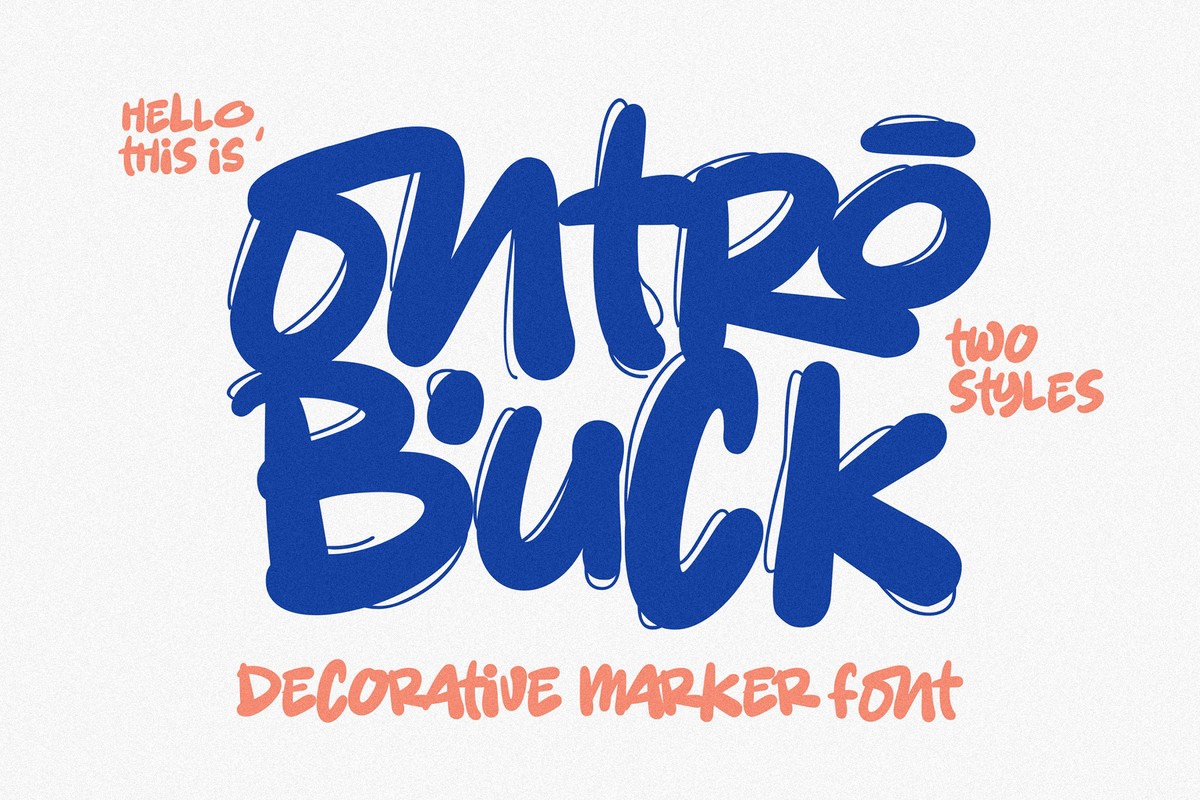 Ejemplo de fuente Ontro Buck Regular