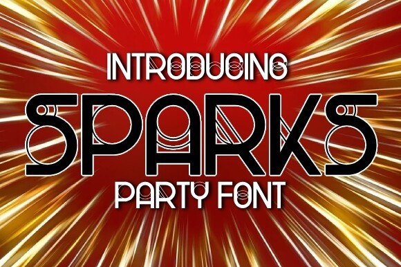 Ejemplo de fuente Sparks Regular