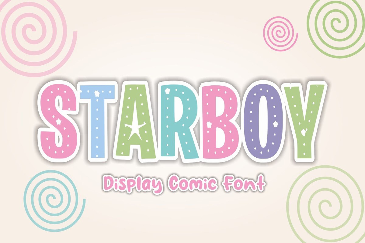 Ejemplo de fuente Starboy Regular