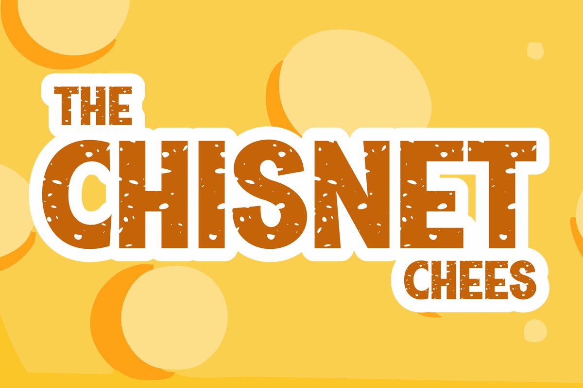 Ejemplo de fuente The Chisnet Chees Regular