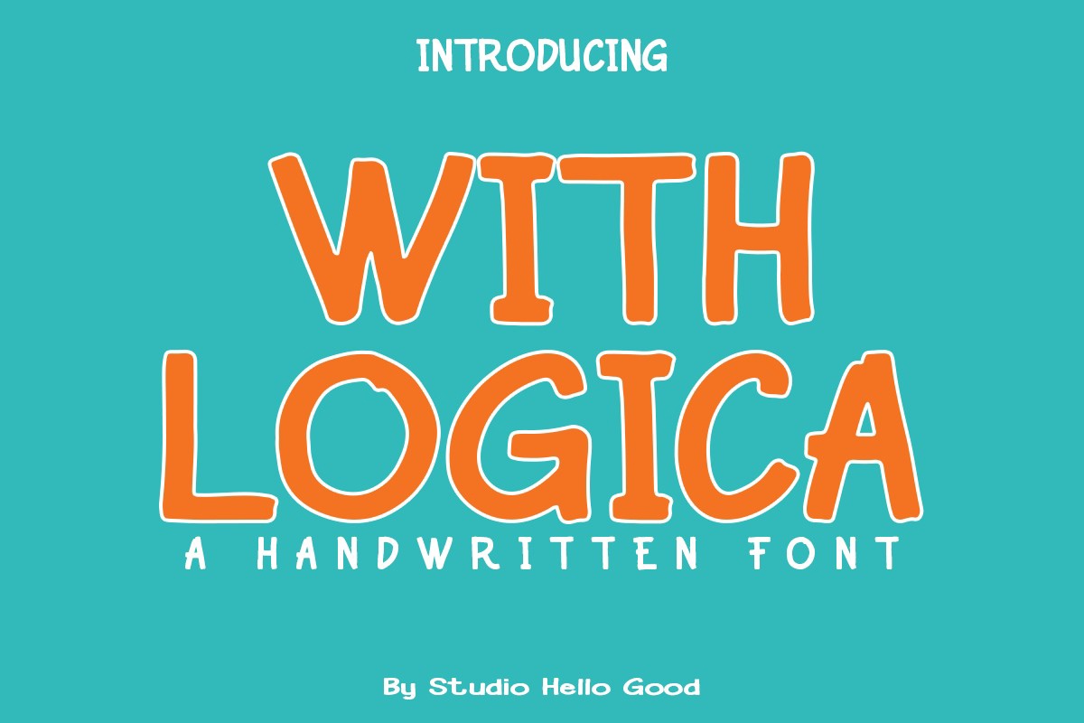 Ejemplo de fuente With Logica Regular