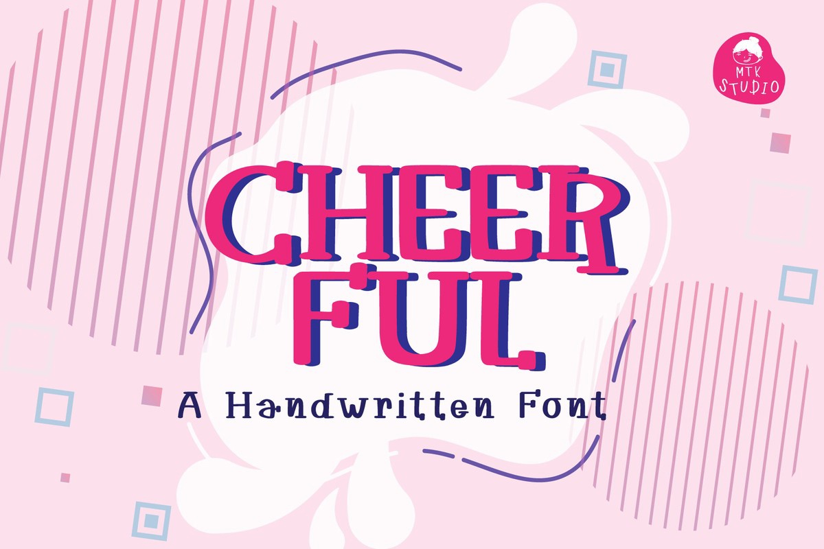Ejemplo de fuente Cheerful Regular