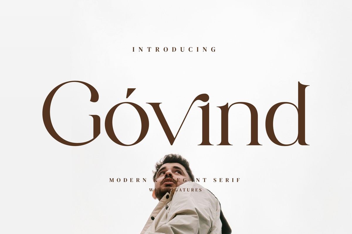 Ejemplo de fuente Govind Regular