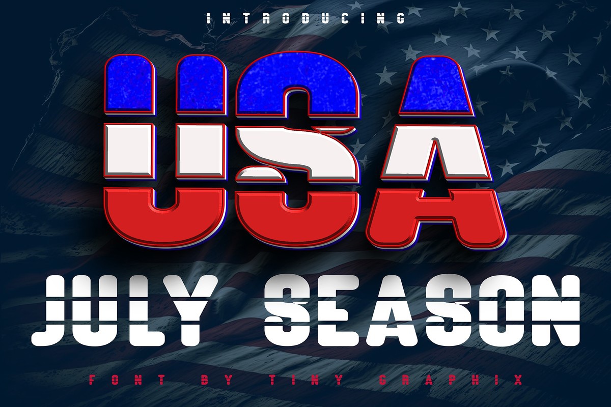 Ejemplo de fuente July Season Regular