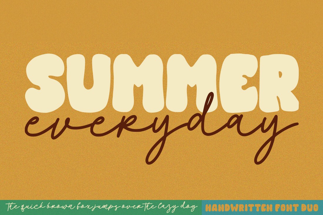 Ejemplo de fuente Summer Everyday Regular