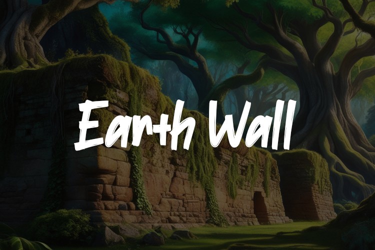 Ejemplo de fuente Earth Wall Regular