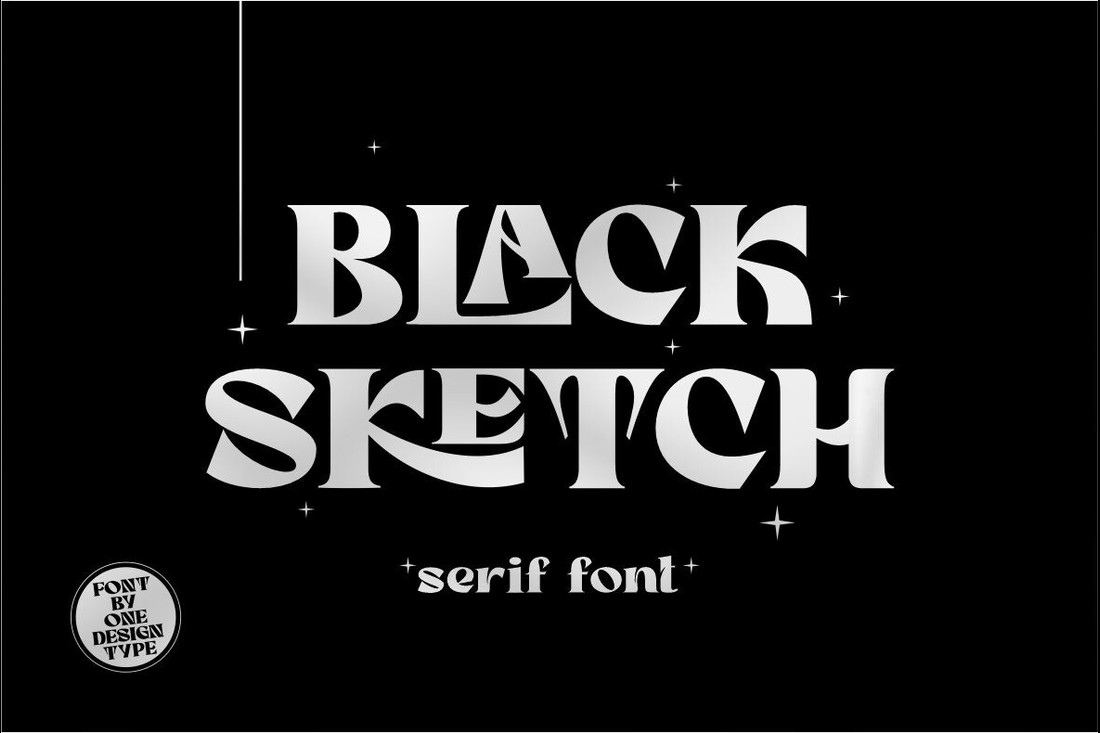 Ejemplo de fuente Black Sketch Regular