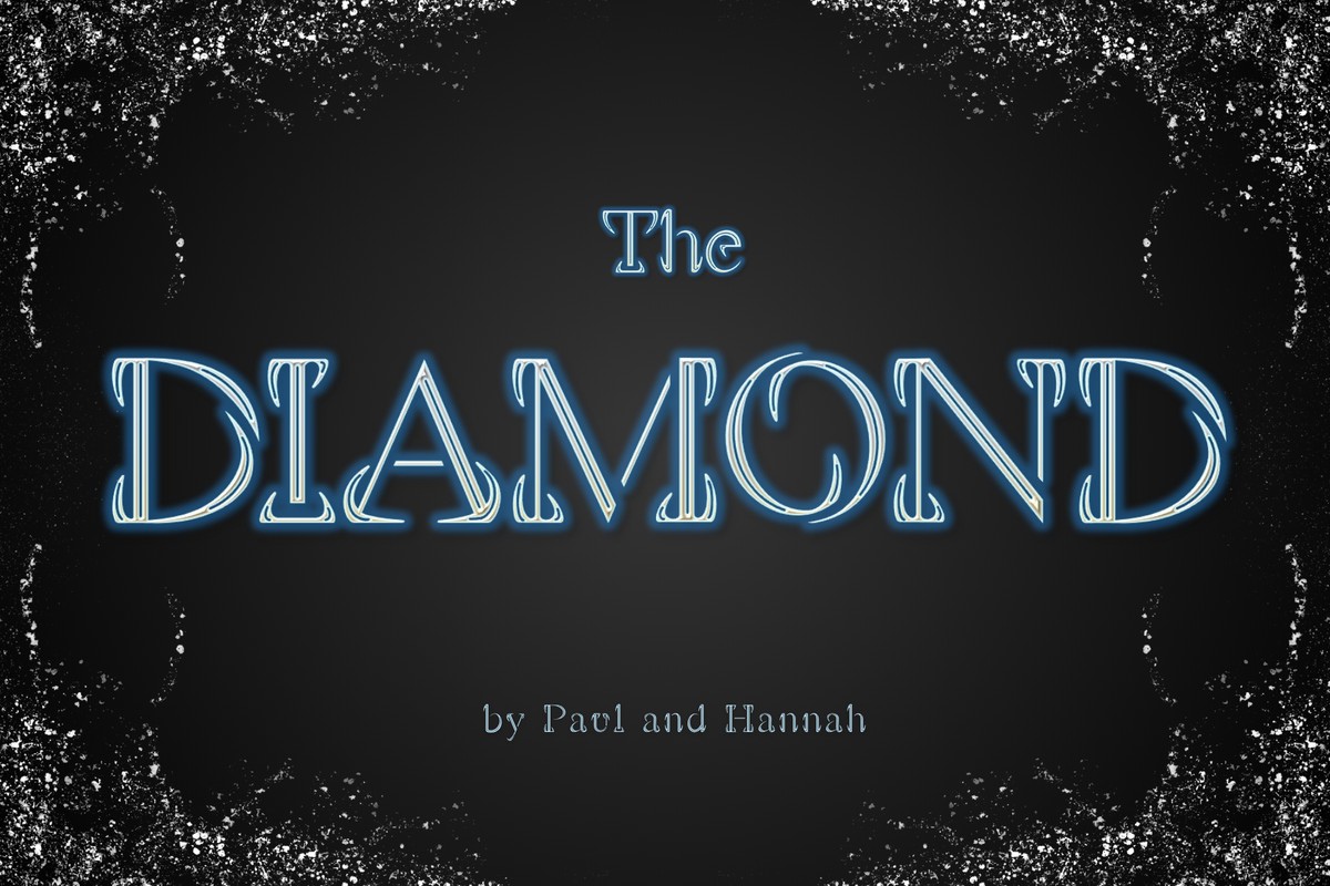 Ejemplo de fuente The Diamond Regular