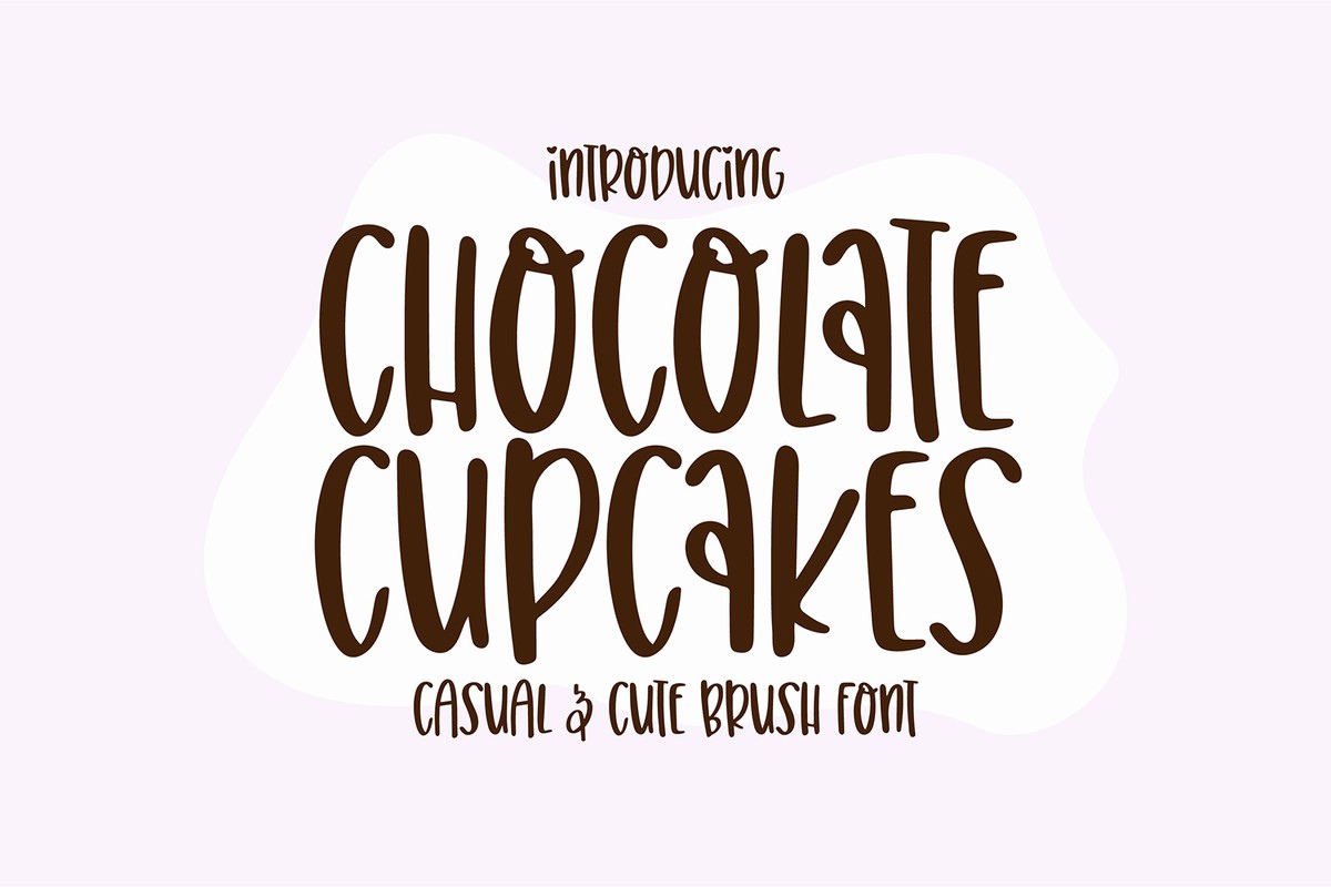 Ejemplo de fuente BFC ChocolateCupcake Regular